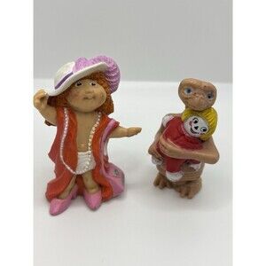 Vintage 80s Figures ET Cabbage Patch Kids Mini Figurines 2.5 inch